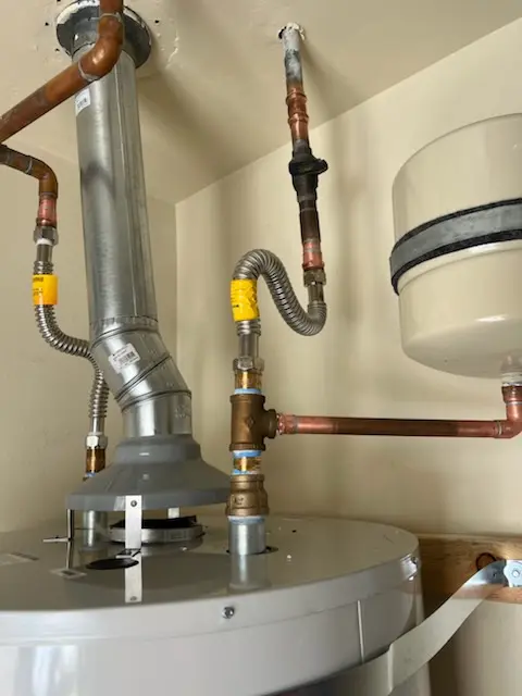 Water heater installation and plumbing repair in Purkins Corner
